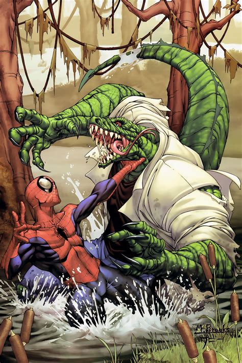 Lizard Superhero Comic Spiderman Comic Art