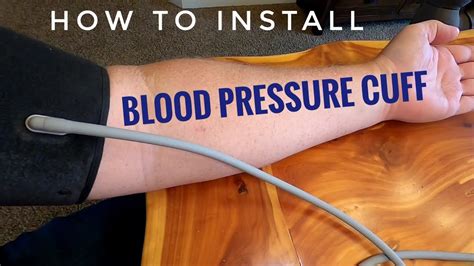 How To Install Blood Pressure Cuff On Upper Arm To Take Accurate