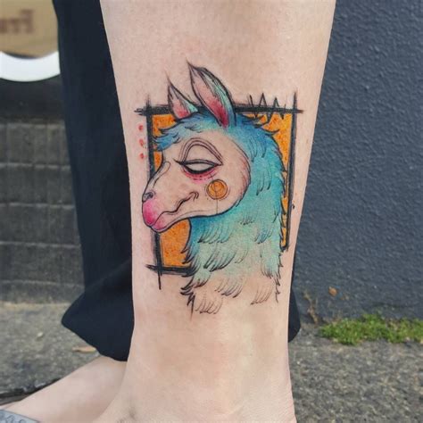 Chill Llama Tattoos Llama Tattoo Animal Tattoo
