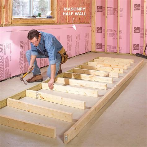 Raise the frame.framing basement walls on floor and then raising them can be cumbersome, so have a helper on hand. How to Finish, Frame, And Insulate a Basement | Framing ...