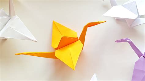 DIY Paper Crane - How To Make Origami Bird Step by Step ...
