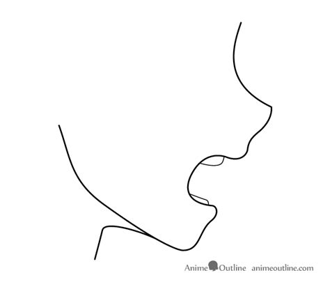How To Draw Anime And Manga Mouths Side View Animeoutline Side Face