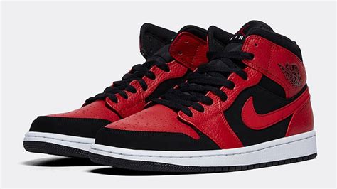 Jordan 1 Mid Black Red Where To Buy 554724 054 The Sole Supplier