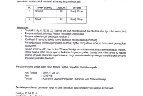 Agar permohonan tersebut dikabulkan maka kita harus membuat sebuah surat. Surat Permohonan Harga Barang - Guru Paud