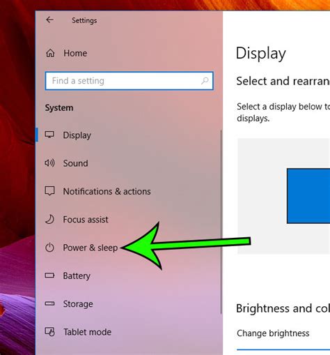 How To Change The Sleep Settings In Windows 10 Windowbrain