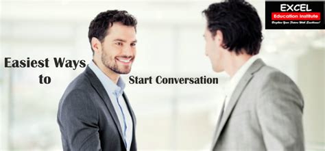 Easiest Ways To Start A Conversation In English Excel Institute Blog