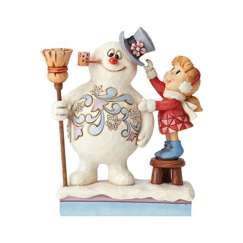 Jim Shore Frosty The Snowman And Karen Christmas Figurine 6001579 New