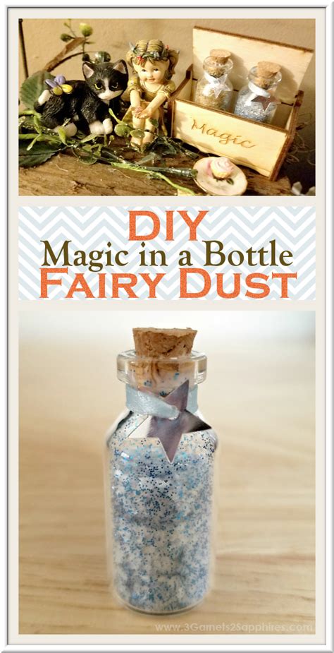 3 Garnets And 2 Sapphires Create Fairy Garden Magic With Diy Fairy Dust