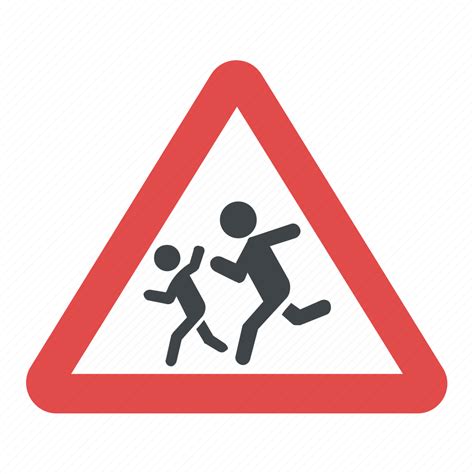 Children Crossing The Road Children Road Sign Road Safety Road Sign