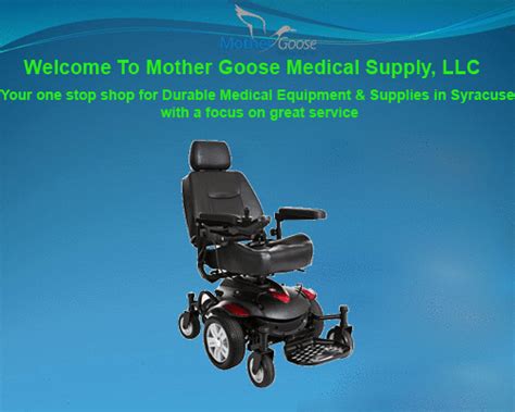 Full service medical supply equipment provider located in west springfield, massachusetts. Home Healthcare Supplies in Syracuse - Mother Goose Medical Supply, LLC