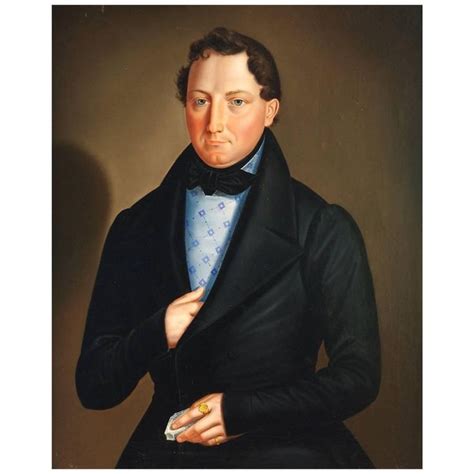 Biedermeier Portrait Of A Gentleman Circa Portrait Victorian