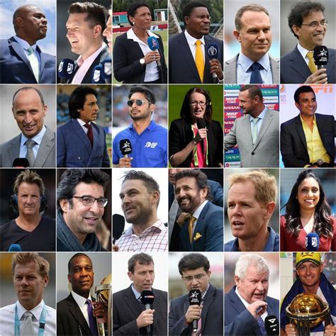 World Cup 2019 Commentators Rcricket