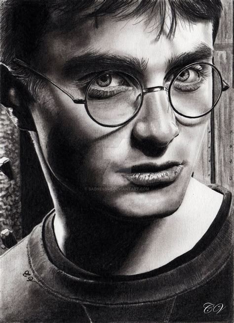 Daniel Radcliffe By Sadness40 Pencil Portrait Celebrity Drawings