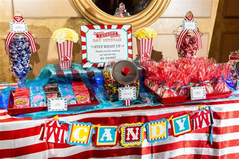 Carnival Theme Candy Table