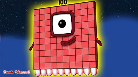 Numberblocks 100 Number 100 Blast Off Learn To Count Youtube