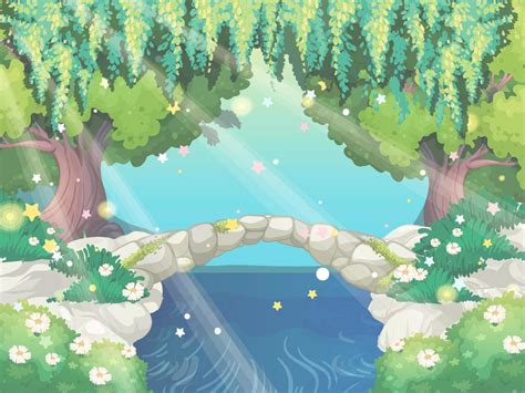 Fantasy Fairy Forest Background 8619780 Vector Art At Vecteezy