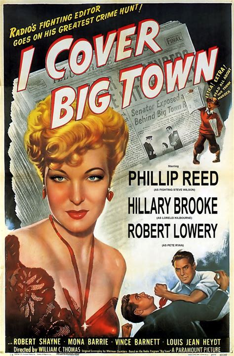 I Cover Big Town Thriller Movie Poster Movie Posters Film Noir Film