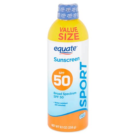 Visit any walmart store buy a single hawaiian tropic sport sunscreen or spray for $2.04 if there are any left in stock. Equate Sport Broad Spectrum Sunscreen Spray, Value Size ...