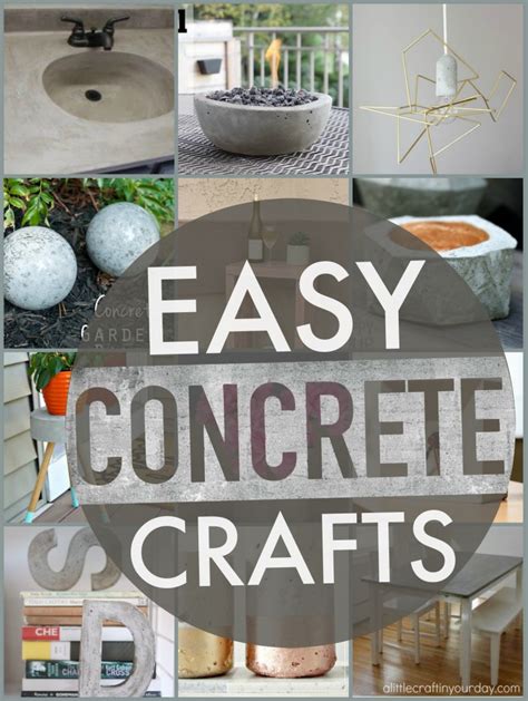 Easy Concrete Projects - A Little Craft In Your Day