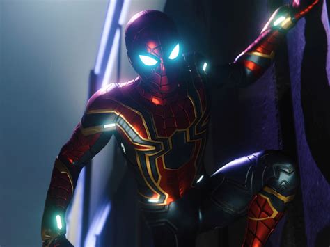 Download Iron-spider, Spider-man (PS4), video game, Iron ...