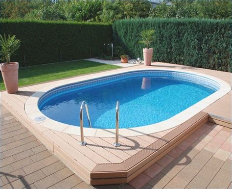 Please read below for more information! Pool in the small garden self-build | Pool steps, Build ...
