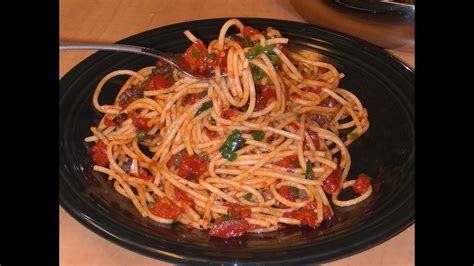 Spaghetti Alla Puttanesca With Michaels Home Cooking