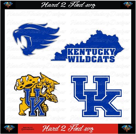 Kentucky Wildcats New College Design Svg Files Cricut Silhouette