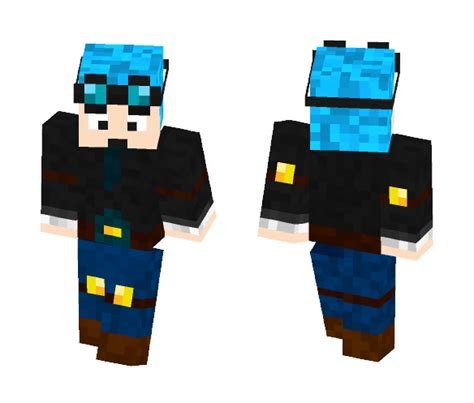 Download Dantdms New Skin Blue Hair Minecraft Skin For Free