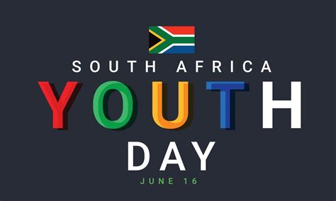 Youth Day South Africa 16 June Background Banner Card Poster
