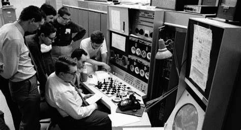 A chess computer assesses who is ahead in a slightly different way to how many human players would. Making the First Chess Computers | Chess-Site.com
