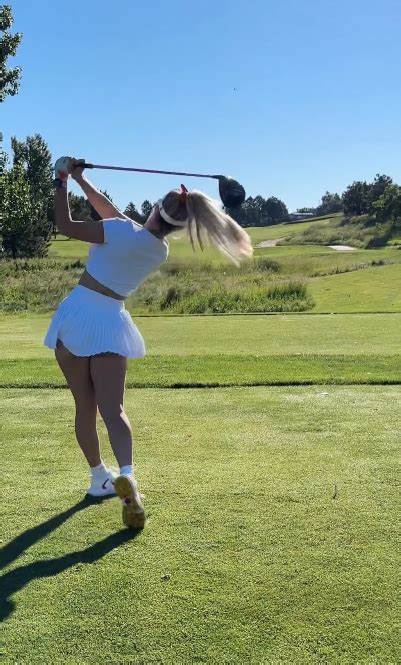 Paige Spiranac Suffers Wardrobe Malfunction While Out On Course As Fans