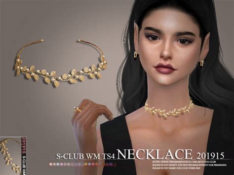 The Sims Resource Necklace 201915 By S Club • Sims 4 Downloads