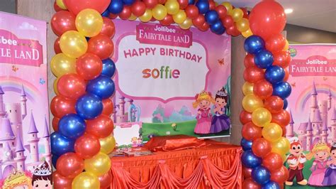 Jollibee Kiddie Party Birthday Celebration Jollibee Fairytale Land
