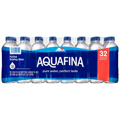 Aquafina Purified Bottled Drinking Water 169 Oz 32 Pack Bottles