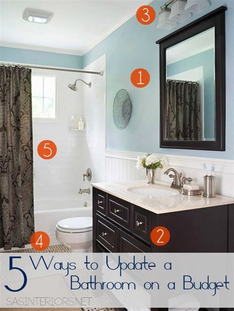 5 Ways To Upgrade A Bathroom On A Budget Dont Neglect A Needed Bathroom Revamp Because Of Cost