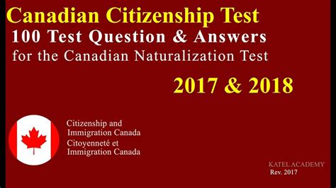 Canadian Citizenship Test Cheat Sheet