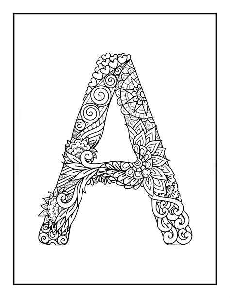 Az Coloring Pages Creative And Educational Coloring Sheets