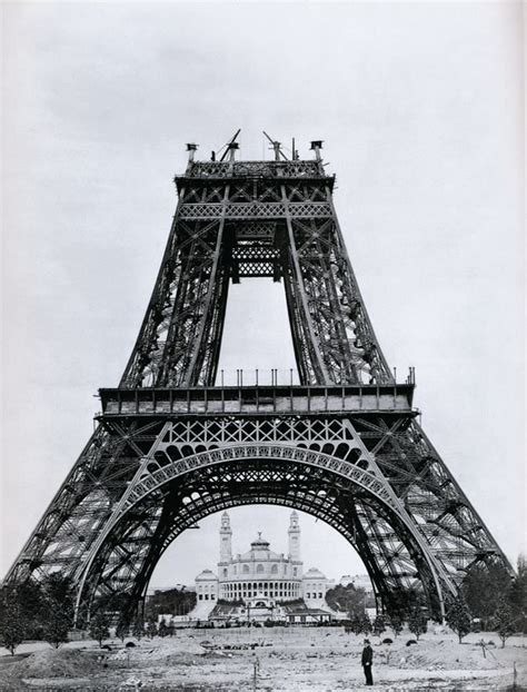 April 1888 Eiffel Tower During Mid Construction Paris Eiffel Tower
