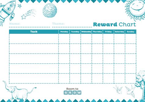 Printable Reward Charts Usable K5 Worksheets