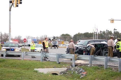 Crash On Route 50 Sends Two To Shock Trauma Closes Lanes To Traffic