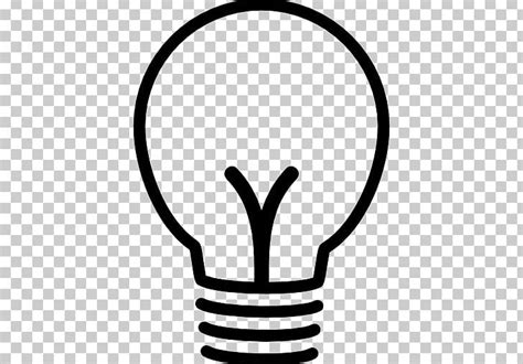 Incandescent Light Bulb Lighting Png Clipart Art Black And White