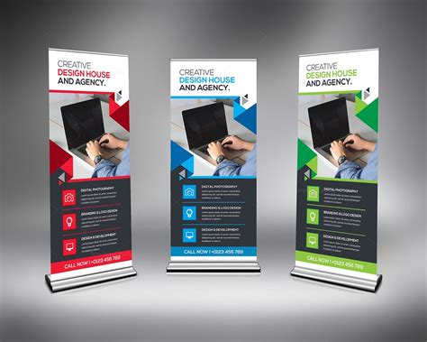 Corporate Rollup Banner Template Vibrant Graphics Graphic Templates