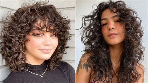 40 Cute Styles Featuring Curly Hair With Bangs