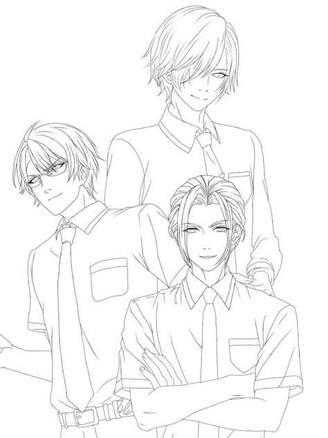 Anime Boys Coloring Page Free Printable Coloring Pages For Kids