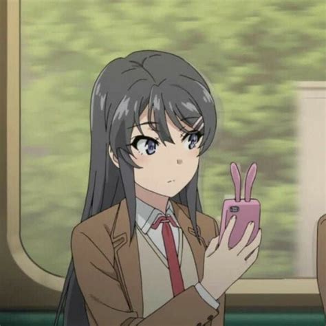 Sakurajima Mai Cute Anime Character Bunny Girl Senpai Mai Bunny