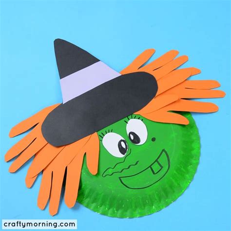 Paper Plate Witch Craft For Kids Crafty Morning Video Video