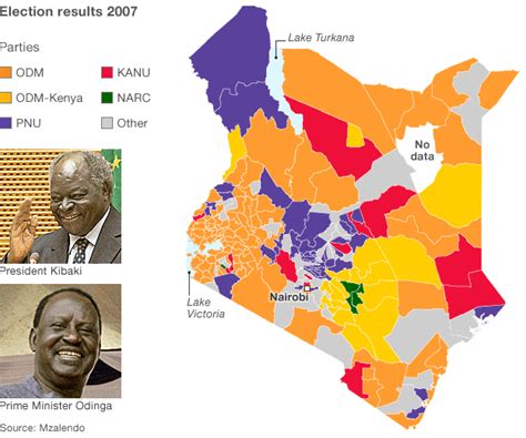 Provisional kenya election results via @iebckenya (click to get live feed). Kenya elections: Maps and graphics - BBC News