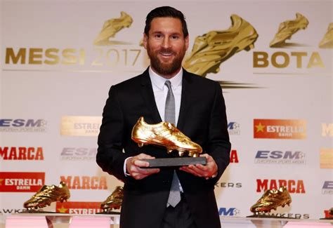 lionel messi wins record fifth golden shoe award soccer cleats 101