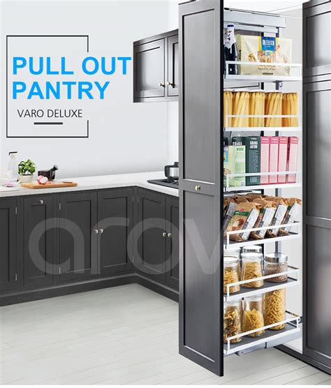 They are designed to provide additional utility. Pull Out Pantry Soft Close Slide Roll Kitchen Storage ...