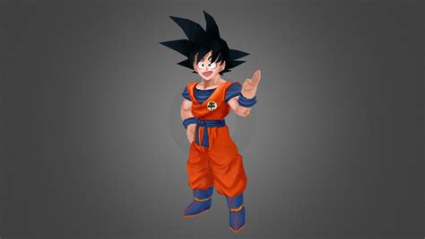 Goku 3d Model By Retrosleep 53676a6 Sketchfab